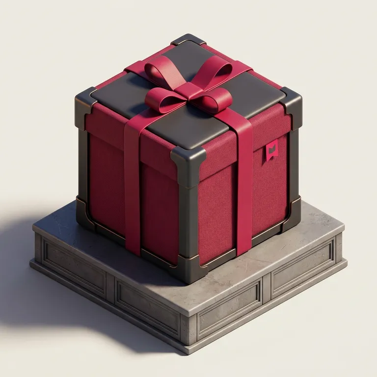 Icon Kado gaya Isometric 3D, dibuat dengan Iconnih