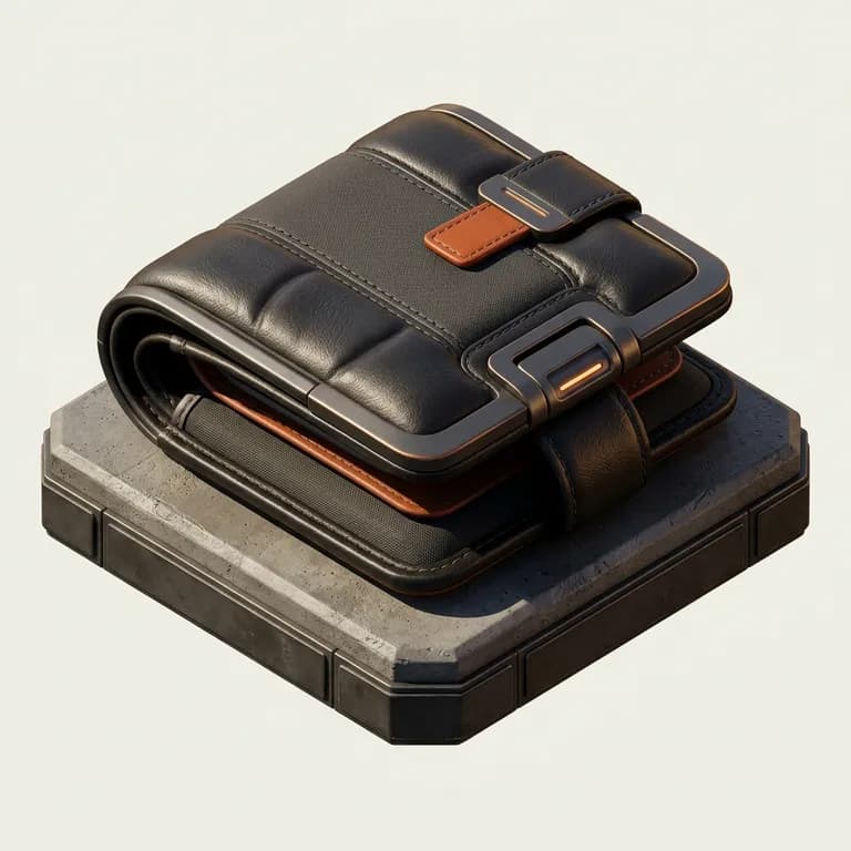 Icon Dompet gaya Isometric 3D, dibuat dengan Iconnih